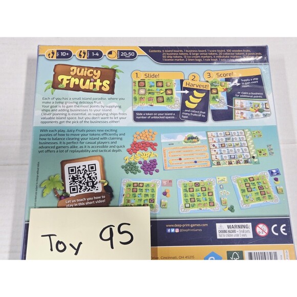 Juicy Fruits Board Game New Sealed 1-4 Players 10+ Deep Print Capstone Games - Picture 8 of 8
